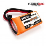 CNHL ministar 650mah 7.4v 2s 70c lipo battery with xt30 plug